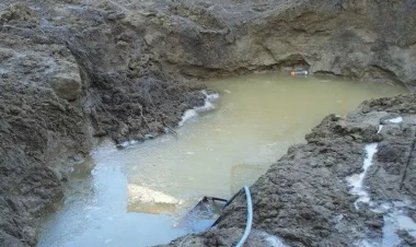 Əvvəl göl idi, indi həyətlər su altındadır - ŞİKAYƏT