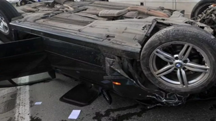 Goranboyda maşın aşdı - 3 nəfər xəsarət aldı