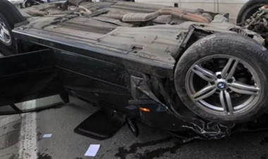 Goranboyda maşın aşdı - 3 nəfər xəsarət aldı