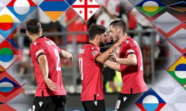 Gürcüstan Ermənistanı darmadağın etdi - UEFA Millətlər Liqası